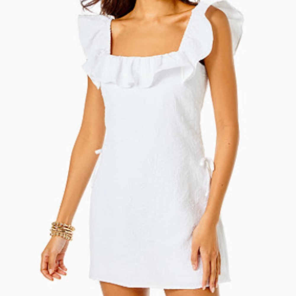 Lilly Pulled- Zoya Romper - Resort White - size 16 LPBOX3-7